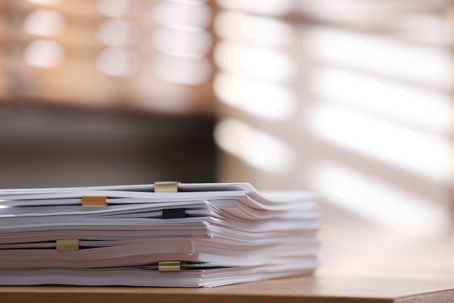 Stack of documents